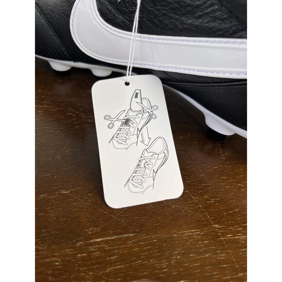 Nike Premier III FG Black Leather Soccer Cleats Men's Size 7.5 (9W) AT5889-010 - Picture 11 of 12